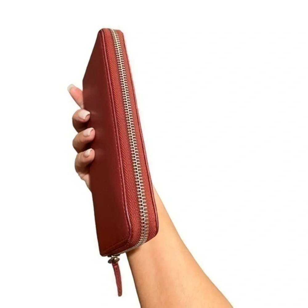 Liebeskind‎ Berlin Aissa Red Cow Leather Zip Around Wallet